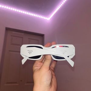 White Prada Sunglasses